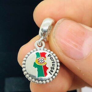 ✨🔥Pandora Portugal map Charm Travel Charm